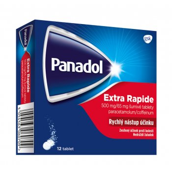 PANADOL EXTRA RAPIDE POR 500MG/65MG TBL EFF 12 I