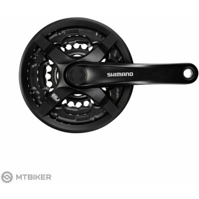 Shimano FC-TY501 kliky, 170 mm, 42/34/24T, 3x8, s krytem, OEM – Sleviste.cz