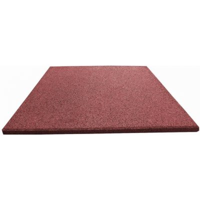 ASKO Dlaždice gumová červená v/š/d: 20 x 500 x 500 mm – Sleviste.cz