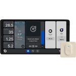 Shelly Wall Display X2 + BLU H&T Slonovina dotykový nástěnný panel s relé (WiFi, Bluetooth), Stříbrný SHELLY-WD-X2-WHITE – Zboží Mobilmania