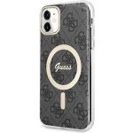 Pouzdro Guess 4G IML MagSafe iPhone 11 černé – Sleviste.cz