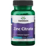 Swanson Zinc Citrate 50 mg 60 kapslí – Hledejceny.cz