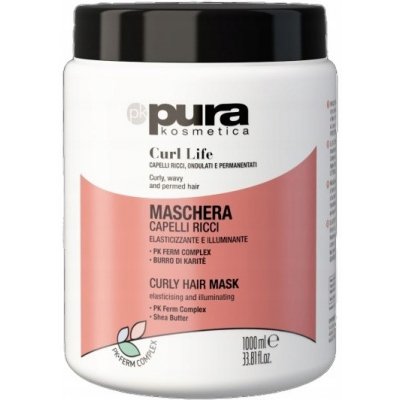 Pura Kosmetica Curl Life Maska Pro Vlnité Vlasy 1000 ml