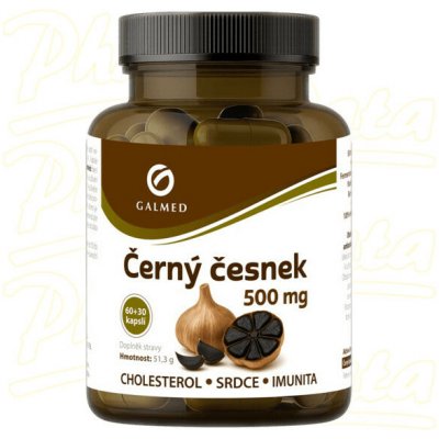 Galmed Černý česnek 500 mg 60+30 kapslí – Hledejceny.cz