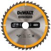 Pilový kotouč a pás DeWALT DT1953 Pilový kotouč 216x30mm 40z ATB 5°