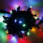 Vánoční HIGH PROFI LED řetěz 10 m propojovatelný, 80 LED, stále svítící, 230V Multicolor – Hledejceny.cz