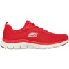 Dámské fitness boty ! ! Skechers Flex Appeal Brilliant View Trainers Ladies Red