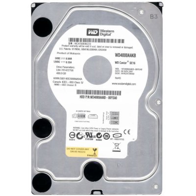 WD 400GB PATA IDE/ATA 3,5", WD4000AAKB – Hledejceny.cz