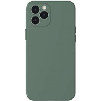 Pouzdro Baseus Liquid Silica Gel Protective Case Apple iPhone 12 Pro Max ' Dark zelené