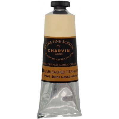 Charvin akrylová barva extra Fine 60 ml unbleached titanium 247 – Hledejceny.cz
