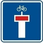 Dopravní značka IP10a Slepá ulice- Cyklo – Sleviste.cz