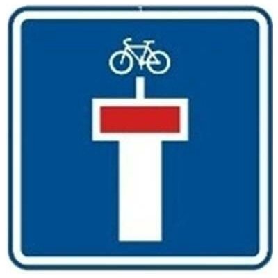 Dopravní značka IP10a Slepá ulice- Cyklo – Sleviste.cz