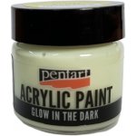 Pentart Akrylová barva svítící ve tmě 30 ml SVĚTLE ZELENÁ – Hledejceny.cz