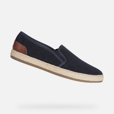 Geox tmavě modré pánské slip on tenisky Pantelleria – Zboží Dáma