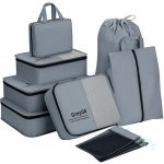 KUFRYPLUS Cestovní organizéry SN1492 šedá, 10 ks – Zboží Dáma