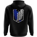 Attack on Titan mikina Survey Corps V2 černá – Sleviste.cz