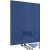 Tabule Glasdekor Magnetická skleněná tabule 120 x 90 cm tmavě modrá