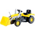 DOLU Velký šlapací traktor s rypadlem žlutý – Zboží Dáma