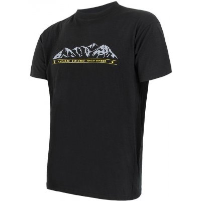 Sensor Merino Active PT MOUNTAINS pánské triko kr.rukáv černá – Zboží Dáma