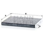 CUK24004 MANN-FILTER Filtr, vzduch v interiéru – Hledejceny.cz