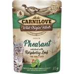 Carnilove cat pouch rich in Pheasant enriched with Raspberry Leaves Bažant s malinovým listím 85 g – Zboží Mobilmania