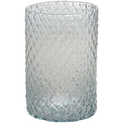 Nohel Garden Váza DIAMOND VÁLEC ruční výroba skleněná d15x30cm
