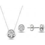 Olivie sada stříbrných šperků ZIRKON 5006 – Zboží Mobilmania
