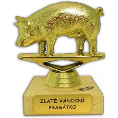 F1270 Vánoční zlaté prasátko – Zboží Dáma