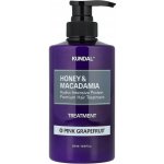 KUNDAL Honey & Macadamia Treatment kůra na vlasy Pink Grapefruit 500 ml – Hledejceny.cz