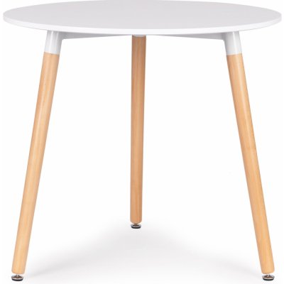 Bestent Kulatý stůl ANELLO TRIPLE WHITE 80 cm – Sleviste.cz
