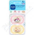 Mam dudlík Original Night Yellow/ Pink 2 ks – Hledejceny.cz