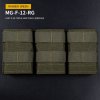 Army a lovecké pouzdra a sumky Wosport Fast Triple Molle na 5.56 zásobníky M4 M16, střední Ranger green