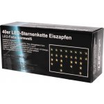 Linder Exclusiv Vánoční světelný závěs Hvězdy 40 LED Teplá bílá – Hledejceny.cz