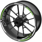 sada barevných proužků EASY na kola Kawasaki Z650 zelená – Zboží Mobilmania