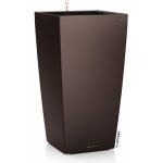 Lechuza Samozavlažovací květináč Cubico Premium 30 cm hnědý – Hledejceny.cz