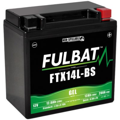 Fulbat FTX14-BS GEL, YTX14-BS GEL – Zboží Mobilmania