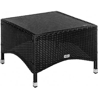 Stilista M90147 Odkládací stolek, polyratan, 58 x 58 x 42 cm, černý – Hledejceny.cz