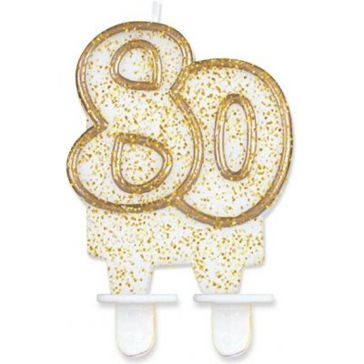 GoDan Dortová svíčka číslice 80 – Hledejceny.cz