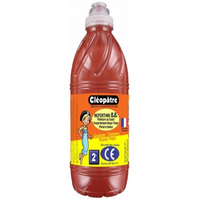 CLEOPATRE Prstová barva tempera NEFERTARI BABY 1 Kg Hnědá – Hledejceny.cz