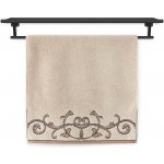 Veba Ručník TERRY Barocco I. béžová 70 x 140 cm – Zboží Dáma