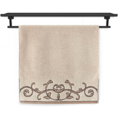 Veba Ručník TERRY Barocco I. béžová 70 x 140 cm – Zboží Dáma