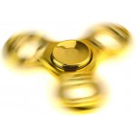 Fidget spinner metalický zlatý