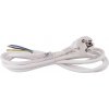 Napájecí kabel Emos Flexo PVC 3×1,0mm2 2m bílá 70572