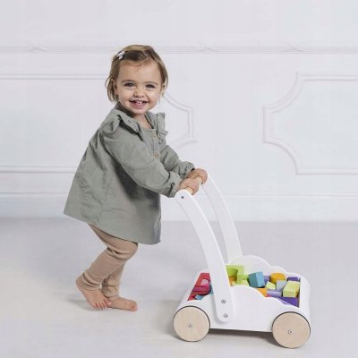 Le Toy Van Petilou Vozík s duhovými kostkami – Zboží Dáma