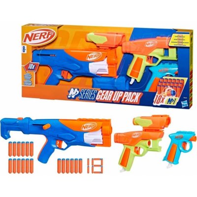 Nerf pistole Nerf N Series Gear Up Pack 5010996209429 – Zboží Dáma