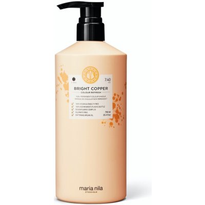 Maria Nila Colour Refresh maska na vlasy s barevnými pigmenty Bright Copper 750 ml – Zboží Dáma