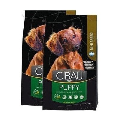 Cibau Dog Puppy Mini 2 x 2,5 kg – Hledejceny.cz