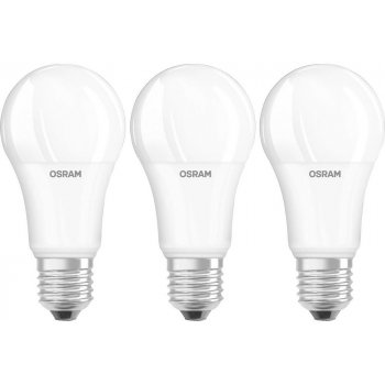 Osram LED žárovka , 13W, E27, teplá bílá 3 ks od 121 Kč - Heureka.cz