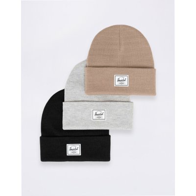 Herschel Supply 3 Pack Elmer Beanie Heathr Lght Gry/Blck/Tmbr Wlf – Hledejceny.cz