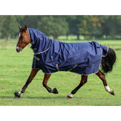 Bucas Lehká výběhová deka Freedom s krkem navy – Zboží Mobilmania